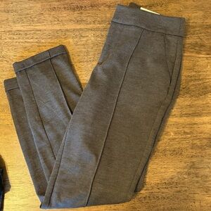 New Nine West Black and Gray Tapered Fit Pants